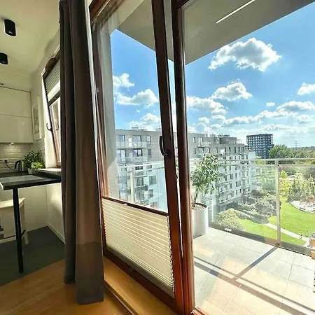 Wola Sowinskiego - Salon, Sypialnia, Balkon, Parking Apartmán *